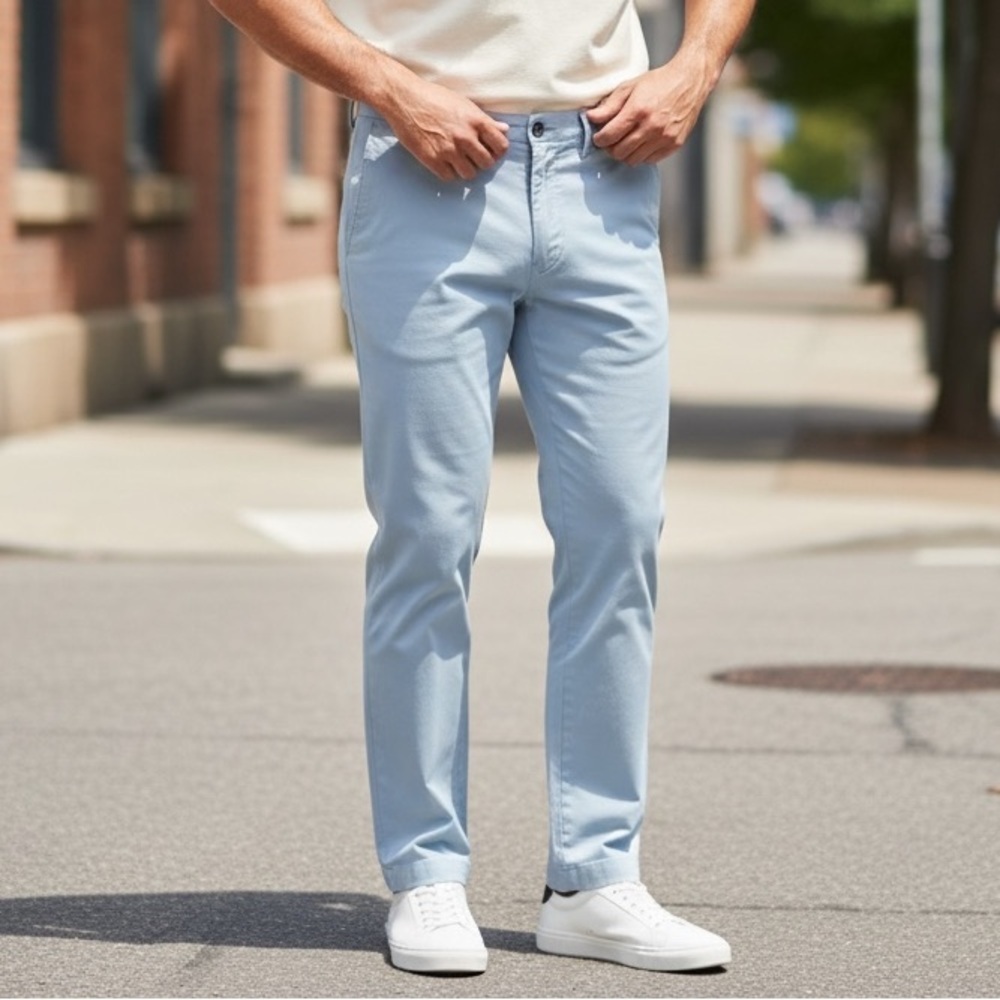 MJ242 Men’s Polo Ralph Lauren Designer Classic Fit Chino Pants 34x34